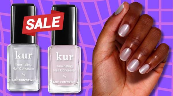 Londontown’s Kur illuminating nail co<em></em>ncealer is $15 today. 