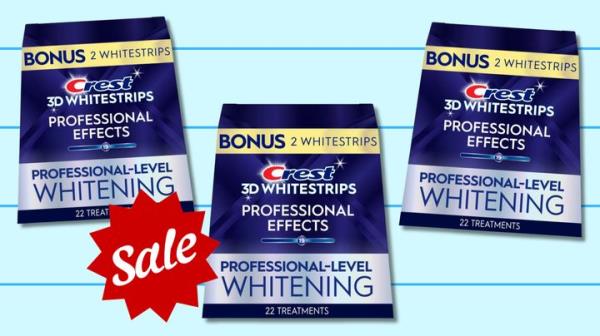 Crest Whitestrips are 35% off. 