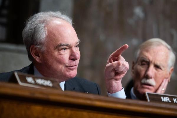 Sen. Tim Kaine was among the senators to sound the alarm a<em></em>bout air traffic at DCA last year.